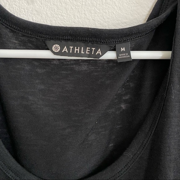 NWT Athleta Breezy Muscle in Black - Medium - Picture 3 of 9